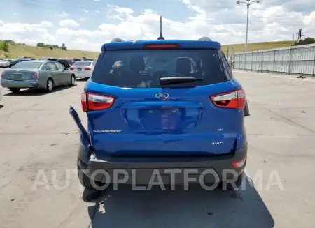 FORD ECOSPORT S 2022 vin MAJ6S3GL5NC465388 from auto auction Copart