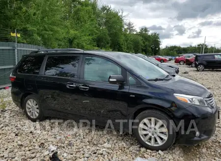 TOYOTA SIENNA XLE 2017 vin 5TDDZ3DC5HS181375 from auto auction Copart