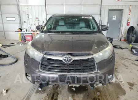 TOYOTA HIGHLANDER 2015 vin 5TDJKRFH6FS146702 from auto auction Copart