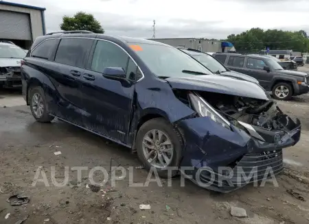 TOYOTA SIENNA LE 2021 vin 5TDKSKFCXMS038144 from auto auction Copart