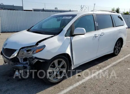 Toyota Sienna SE 2017 2017 vin 5TDXZ3DC7HS874591 from auto auction Copart