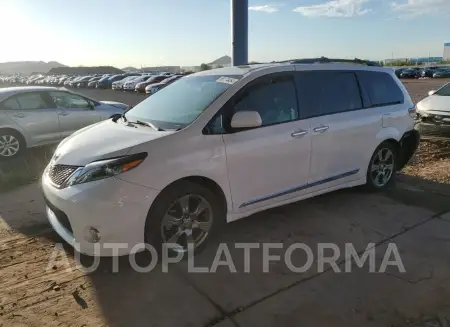 Toyota Sienna SE 2017 2017 vin 5TDXZ3DC8HS891772 from auto auction Copart