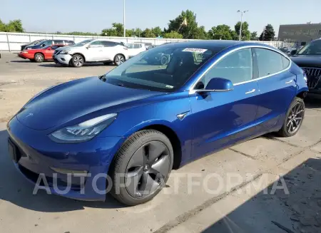 Tesla Model 3 2020 2020 vin 5YJ3E1EBXLF627955 from auto auction Copart