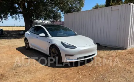 TESLA MODEL 3 2022 vin 5YJ3E1EBXNF250465 from auto auction Copart