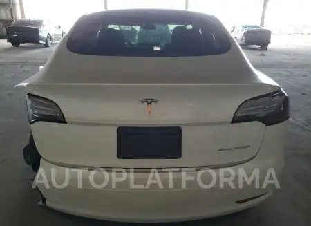 TESLA MODEL 3 2022 vin 5YJ3E1EBXNF327609 from auto auction Copart