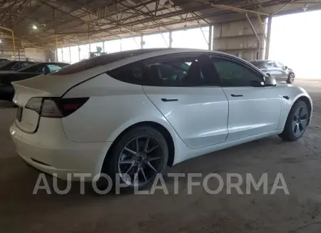 TESLA MODEL 3 2022 vin 5YJ3E1EBXNF327609 from auto auction Copart