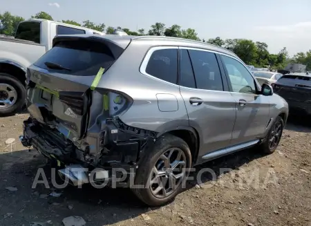 BMW X3 XDRIVE3 2024 vin 5UX53DP07R9V20083 from auto auction Copart