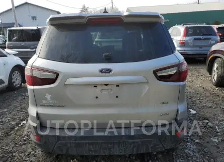 FORD ECOSPORT S 2020 vin MAJ6S3JL8LC349396 from auto auction Copart