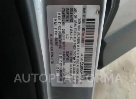 MAZDA cx-5 sport 2015 vin JM3KE2BE1F0460492 from auto auction Copart