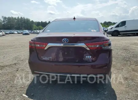 TOYOTA AVALON HYB 2016 vin 4T1BD1EB0GU049730 from auto auction Copart