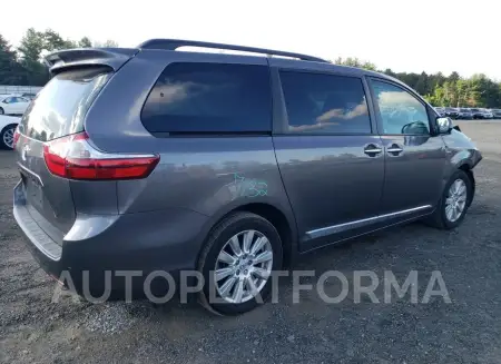 TOYOTA SIENNA XLE 2017 vin 5TDDZ3DC5HS157660 from auto auction Copart