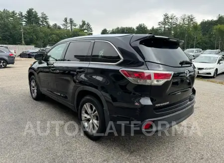 TOYOTA HIGHLANDER 2015 vin 5TDJKRFH6FS109195 from auto auction Copart