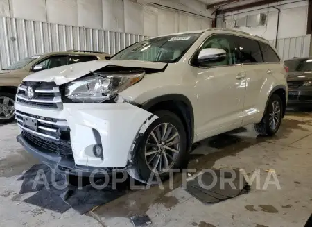 Toyota Highlander 2018 2018 vin 5TDJZRFH6JS557411 from auto auction Copart