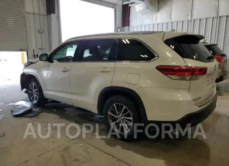 TOYOTA HIGHLANDER 2018 vin 5TDJZRFH6JS557411 from auto auction Copart