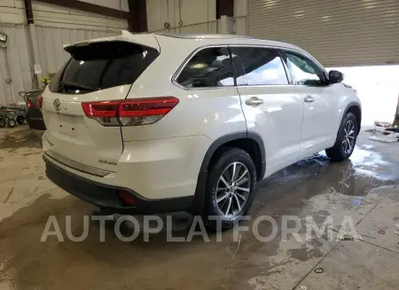 TOYOTA HIGHLANDER 2018 vin 5TDJZRFH6JS557411 from auto auction Copart