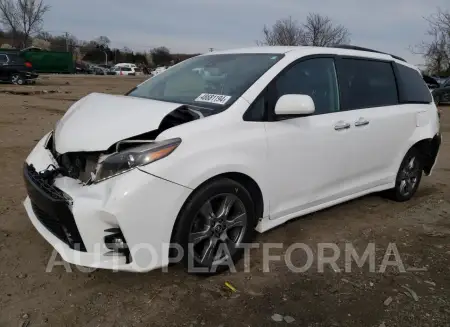 TOYOTA SIENNA SE 2019 vin 5TDXZ3DC5KS985910 from auto auction Copart