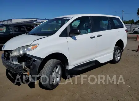 TOYOTA SIENNA 2016 vin 5TDZK3DC2GS693846 from auto auction Copart