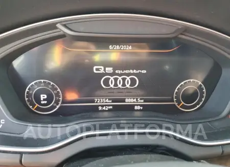 AUDI Q5 PREMIUM 2019 vin WA1BNAFY1K2088894 from auto auction Copart