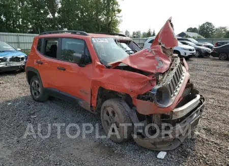 JEEP RENEGADE S 2017 vin ZACCJBAB8HPE66299 from auto auction Copart