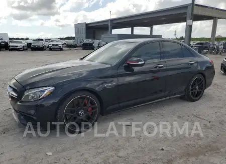 MERCEDES-BENZ C 63 AMG-S 2015 vin 55SWF8HB7FU081942 from auto auction Copart