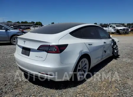 TESLA MODEL 3 2022 vin 5YJ3E1EB5NF144182 from auto auction Copart