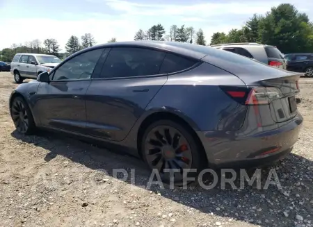 TESLA MODEL 3 2022 vin 5YJ3E1EC4NF295801 from auto auction Copart