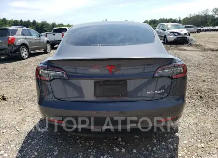 TESLA MODEL 3 2022 vin 5YJ3E1EC4NF295801 from auto auction Copart