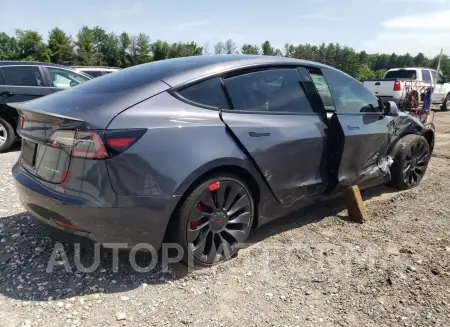 TESLA MODEL 3 2022 vin 5YJ3E1EC4NF295801 from auto auction Copart