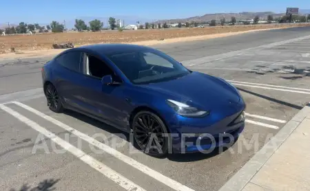 Tesla Model 3 2021 2021 vin 5YJ3E1ECXMF991268 from auto auction Copart