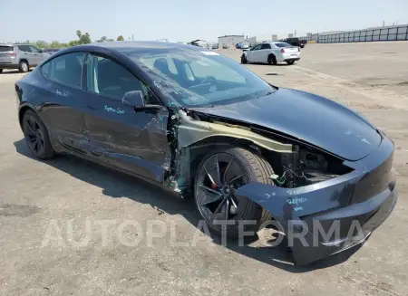 TESLA MODEL 3 2024 vin 5YJ3E1ET8RF786815 from auto auction Copart