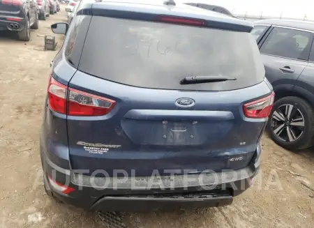 FORD ECOSPORT S 2022 vin MAJ6S3GL7NC474237 from auto auction Copart