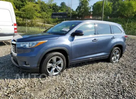 Toyota Highlander 2015 2015 vin 5TDDCRFHXFS007747 from auto auction Copart