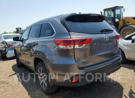 TOYOTA HIGHLANDER 2018 vin 5TDJZRFH9JS870422 from auto auction Copart