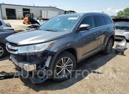 Toyota Highlander 2018 2018 vin 5TDJZRFH9JS870422 from auto auction Copart