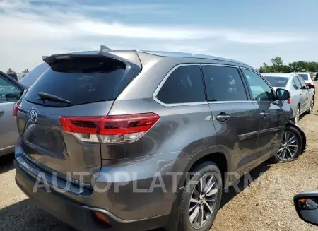 TOYOTA HIGHLANDER 2018 vin 5TDJZRFH9JS870422 from auto auction Copart