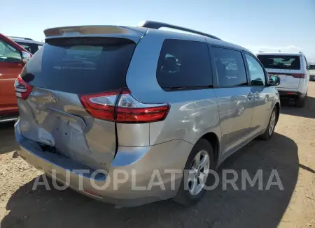 TOYOTA SIENNA LE 2016 vin 5TDKK3DC7GS760989 from auto auction Copart