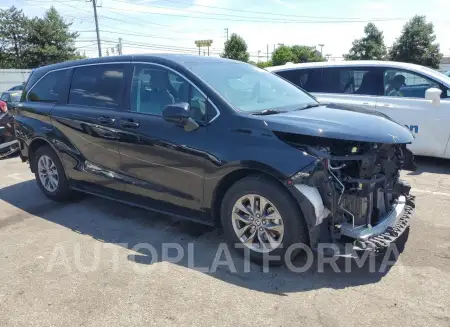 TOYOTA SIENNA LE 2022 vin 5TDKRKEC5NS107241 from auto auction Copart