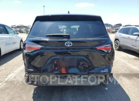 TOYOTA SIENNA LE 2022 vin 5TDKRKEC5NS107241 from auto auction Copart