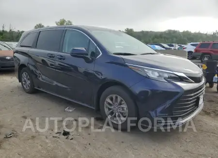 TOYOTA SIENNA LE 2024 vin 5TDKSKFC4RS121141 from auto auction Copart