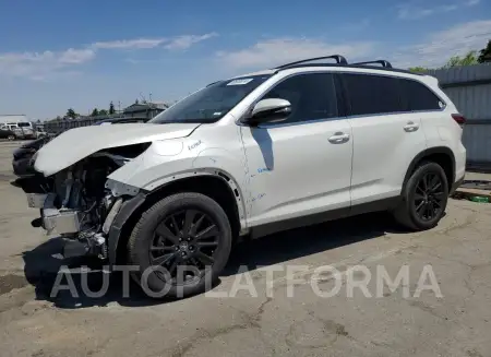 TOYOTA HIGHLANDER 2019 vin 5TDKZRFH2KS567018 from auto auction Copart