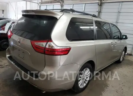 TOYOTA SIENNA XLE 2015 vin 5TDYK3DC0FS636104 from auto auction Copart