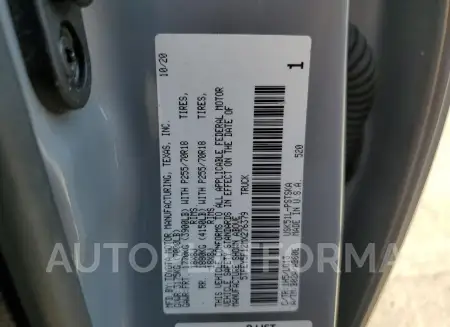 TOYOTA TUNDRA CRE 2021 vin 5TFEY5F12MX276379 from auto auction Copart