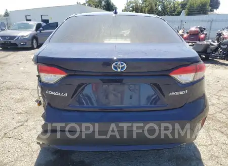 TOYOTA COROLLA LE 2022 vin JTDEAMDE4NJ044665 from auto auction Copart