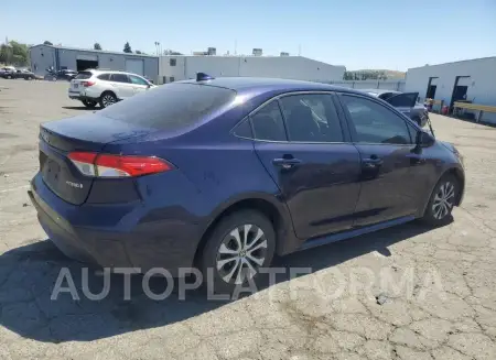 TOYOTA COROLLA LE 2022 vin JTDEAMDE4NJ044665 from auto auction Copart