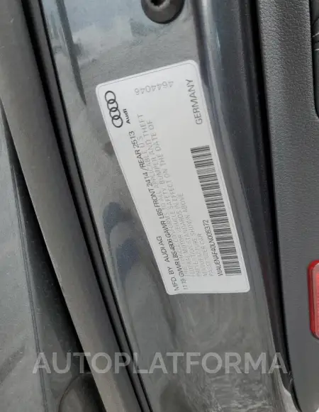 AUDI A4 PREMIUM 2020 vin WAUENAF40LN005372 from auto auction Copart