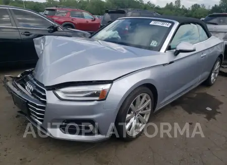 Audi A5 2018 2018 vin WAUWNGF57JN001297 from auto auction Copart