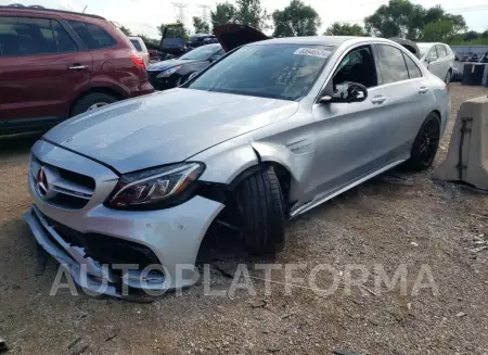 Mercedes-Benz C63 AMG 2018 2018 vin 55SWF8GB5JU237938 from auto auction Copart