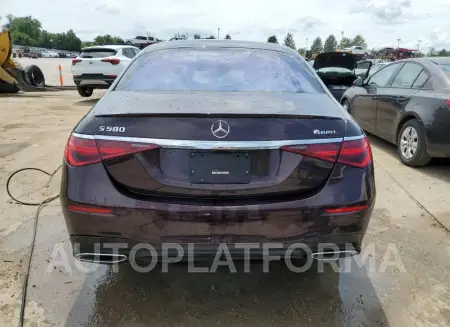 MERCEDES-BENZ S 580 4MAT 2022 vin W1K6G7GB9NA126452 from auto auction Copart