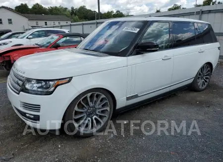 Land Rover Range Rover 2016 2016 vin SALGV3EF9GA258531 from auto auction Copart