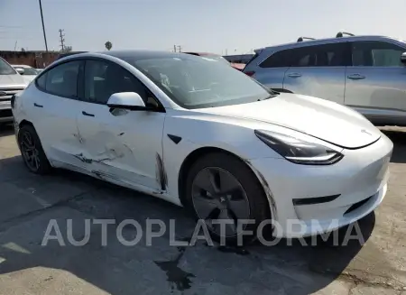 TESLA MODEL 3 2022 vin 5YJ3E1EA0NF123022 from auto auction Copart